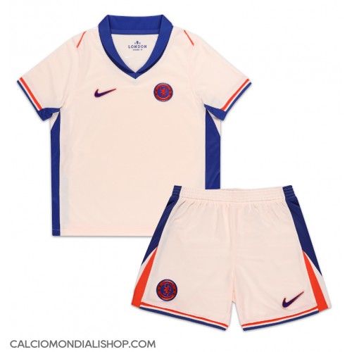 Maglie da calcio Chelsea Seconda Maglia Bambino 2024-25 Manica Corta (+ Pantaloni corti)